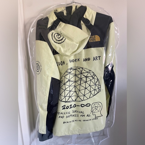 NEW The North Face x BRAIN DEAD CIVILISATION is OVERRATED parka mountain jacket - Picture 3 of 12